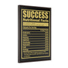 Success Facts | Framed Gallery Canvas