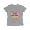 Squat Because No One Raps About Little Butts | Women's Heather Wicking Tee