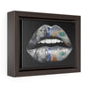 Dollar Lips | Framed Gallery Canvas