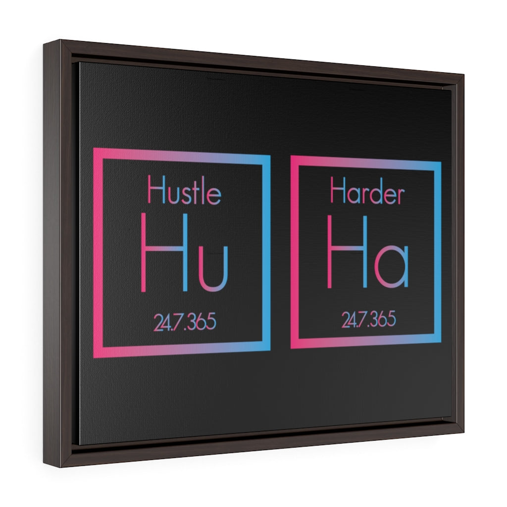 Hustle Harder | Framed Gallery Canvas