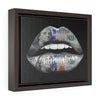 Dollar Lips | Framed Gallery Canvas